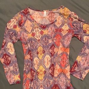 EUC LLR Lynnae long sleeved tee. Large.